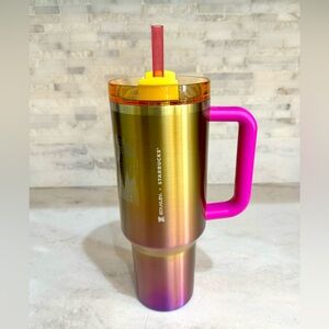Stanley x Starbucks  Rare 40oz tumbler cup summer Muilti Color new release